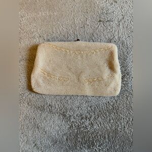 Elegant Cream Clutch Bag